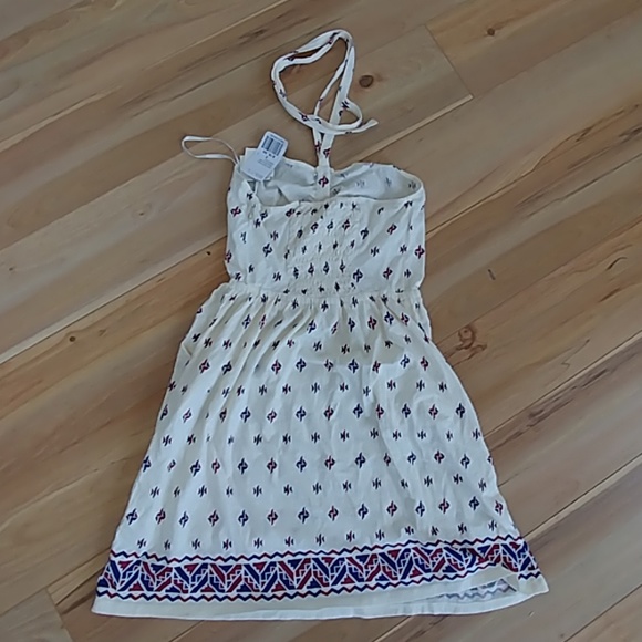 NWT halter tie dress H81 native American print S - Picture 3 of 3